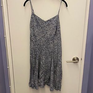 Old Navy Blue Flowered Sundress - Size L